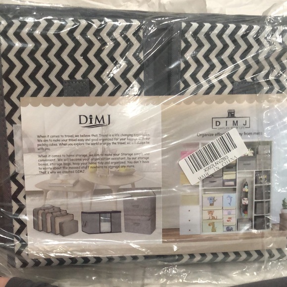 Dinj Collapsable Storage Bins- Set of 3 - Picture 4 of 4